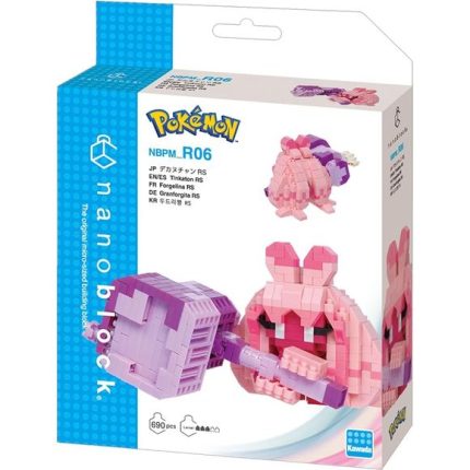 Kawada Nanoblock Pokemon Series RS Tinkatuff Micro-Sized Building Block Set