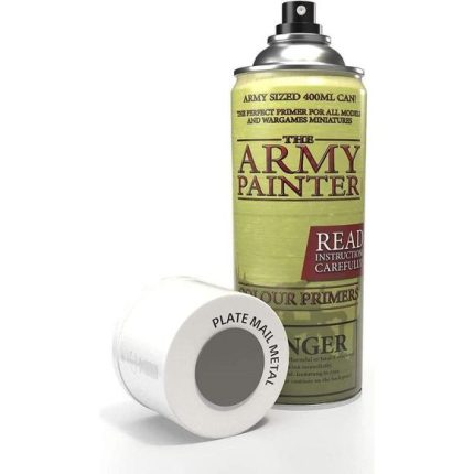 Army Painter Colour Primer: Platemail Metal 400ml