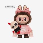 POP MART Monsters Labubu Valentine's Day Catch Me If You Like Me Plush Pink Ver. - Image 2