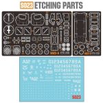 Madworks AW9 S23 Photo-Etching Detail Parts for HGUC MS-06S ZAKU II