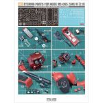 Madworks AW9 S23 Photo-Etching Detail Parts for HGUC MS-06S ZAKU II - Image 3