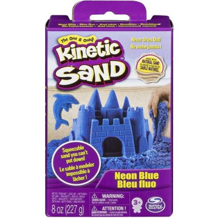 Spin Master Kinetic Sand 8oz Pack (Neon Blue)